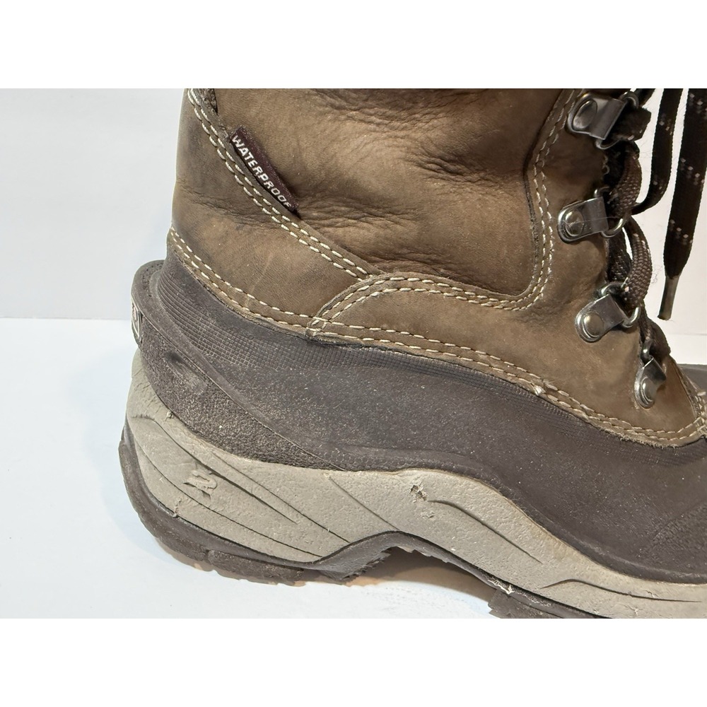The North Face Chilkat Womens Winter Snow Boots US 9 Brown Waterproof PrimaLoft - Picture 4 of 16